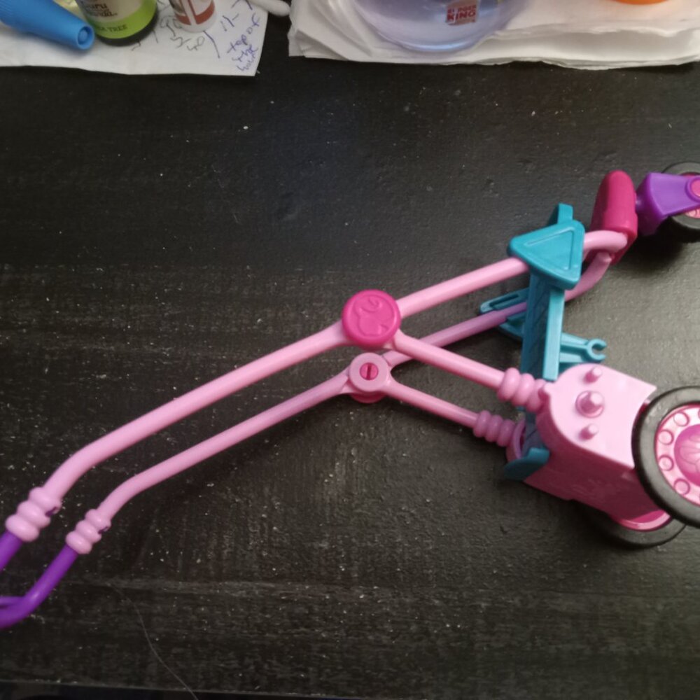 Free w/$15 Mattel Barbie Strollin' Pups 3 wheel Dog Scooter Stroller